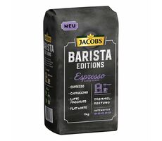 Jacobs Barista Editions Espresso 1 kg / Kawa ziarnista / 50% Arabica i 50% Rubusta