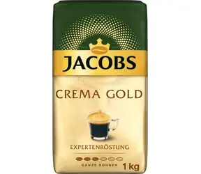 Jacobs Crema 1 kg / Kawa ziarnista / 60% Arabika i 40% Rubusta