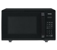 Toshiba MM-EG23P(BK) czarna / kuchenka mikrofalowa / 800W / Grill 1000W / 23l / płyta 27 cm
