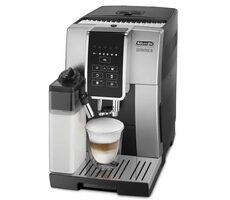 Bazar - DeLonghi Dinamica ECAM 350.50.SB srebrny / Automat do kawy / 1450W / 15 bar / 1,8 l / pojemnik 300 g / bazar
