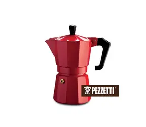 Czajnik Pezzetti ItalExpress Moka na 3 filiżanki czerwony / 150 ml