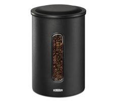 Bez pudełka - puszka Xavax Barista na 1,3 kg kawy ziarnistej lub 1,5 kg kawy mielonej / hermetyczna / czarna matowa / bez pudełka