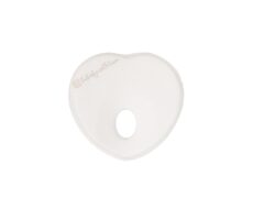 KikkaBoo Ergonomiczna poduszka wykonana z pianki memory Heart Airknit White