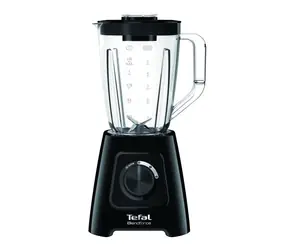 TEFAL Blendforce 2 BL420838 czarny / Blender stołowy / 600 W / 2 l / 2 prędkości / funkcja pulsacyjna / kruszenie lodu