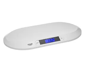 Adler AD 8139 biała / Waga dziecięca / do 20 kg / LCD