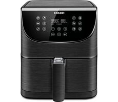 Cosori CP158- AF Premium + 5x szpikulec i grill. ruszt czarny / Frytkownica na gorące powietrze / 1700 W / 5,5 L