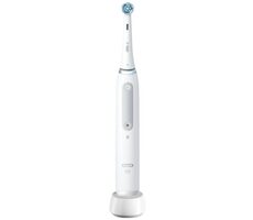 Oral-B iO Series 4 Pretty White / Elektryczna szczoteczka do zębów / magnetyczne iO / 4 tryby / AI / czujnik ciśnienia 