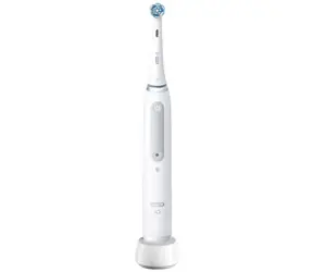 Oral-B iO Series 4 Pretty White / Elektryczna szczoteczka do zębów / magnetyczne iO / 4 tryby / AI / czujnik ciśnienia 