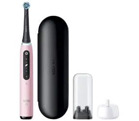Oral-B iO Series 5 różowa / Elektryczna szczoteczka do zębów / magnetyczna iO / 5 trybów / AI  