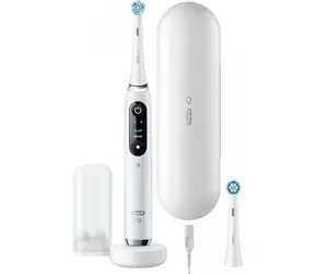 Oral-B iO Series 9 White Alabaster / Elektryczna szczoteczka do zębów / magnetyczne iO / 7 trybów / timer / czujnik ciśnienia