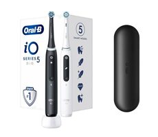 Oral-B iO Series 5 Duo / Elektryczna szczoteczka do zębów / magnetyczne iO / 5 trybów / AI / LED 