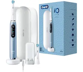 Oral-B iO Series 9 Aqua Marine Luxe Edition / Elektryczna szczoteczka do zębów / magnetyczne iO / 7 trybów / AI / OLED