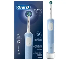 Oral-B Vitality Pro niebieska / Elektryczna szczoteczka do zębów / oscylacyjna / 3 tryby / timer