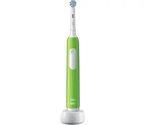 Oral-B Junior Base zielona / Elektryczna szczoteczka do zębów dla dzieci / oscylacyjna / timer / czujnik nacisku / od 6 lat
