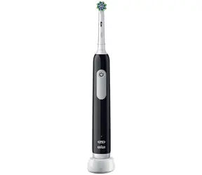 Oral-B Pro 1 Cross Action czarna / Elektryczna szczoteczka do zębów / oscylacyjna / 3 tryby / timer / czujnik ciśnienia