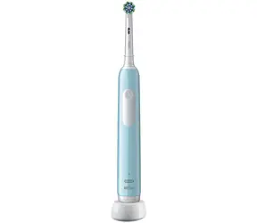 Oral-B Pro 1 Cross Action blue / Elektryczna szczoteczka do zębów / oscylacyjna / 3 tryby / timer / czujnik nacisku
