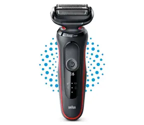 Braun 51-R1000s Wet&Dry / golarka / Męskie / Do brody i twarzy / Golenie na mokro i na sucho / Działanie: 50 min