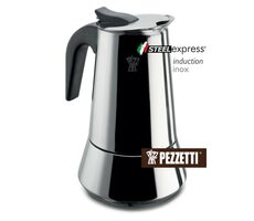 Czajnik Pezzetti SteelExpress Moka 10 filiżanek srebrny / 500 ml