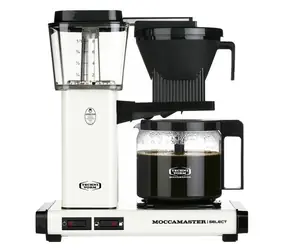 Moccamaster KBG 741 Select biały / Przelewowy ekspres do kawy / 1520 W / 1,25 l
