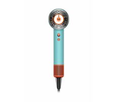 Dyson HD07 Supersonic niebiesko-pomarańczowy / Suszarka do włosów / 1600 W / 3 temperatury / 3 prędkości / kabel 2,6 m