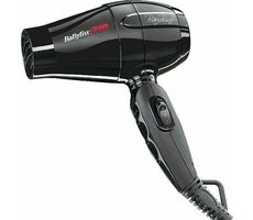 Babyliss BAB5510E czarny / Suszarka do włosów / 1200W / 3 temperatury / 2 prędkości / dyfuzor