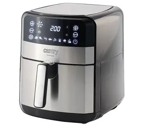 Camry CR 6311 srebrny / Frytownica na gorące powietrze / 2500W / 5.0L / 80°C - 200°C / 9 programów