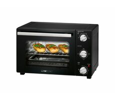 Clatronic MBG 3726 czarny / Minipiekarnik / 1300W / 20L / 60°C - 230°C