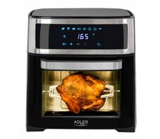 Adler AD 6309 czarny / Frytownica na gorące powietrze / 2500W / 13L / 40 - 200°C 
