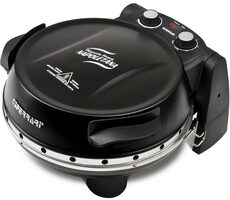 G3Ferrari G1003210 PLUS evo czarny / Mini piec do pizzy / 1200W / średnica 31cm / regulowany termostat do 400°C