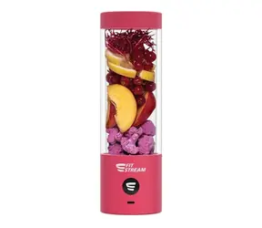 Przenośny blender FitStream Pro Viva Magenta / 475 ml / ładowanie przez USB