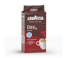 Lavazza Dek INTENSO 250 g / Kawa mielona / Bezkofeinowa / 30% Arabica i 70% Robusta
