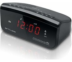 Muse M-12CR czarny / Budzik z radiem / FM / PLL