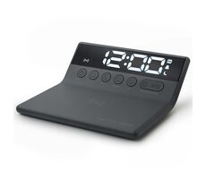 Muse M-168 WI czarny / Budzik z ładowarką bezprzewodową / 5W 