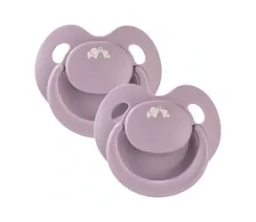 BEBECONFORT Smoczek Silikonowy Physio Air Eco 2szt. 0m+ Różowy/Lawendowy / od 0 miesiąca