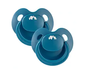 BEBECONFORT Physio Air Eco smoczek silikonowy 2 szt. 6m+ Niebieski / od 6 miesiąca