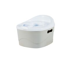 Nocnik DiaperChamp 3 w 1 Nocnik Clay Sand / pojemność deski sedesowej: 23kg / pojemność stołka: 46kg