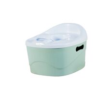 Nocnik DiaperChamp 3 w 1 Nocnik Jasnozielony / pojemność deski sedesowej: 23kg / pojemność stołka: 46kg