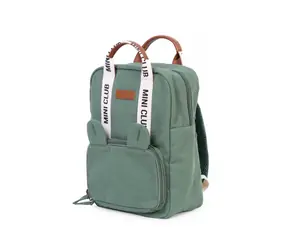 Childhome Plecak dziecięcy Mini Club Signature Green / Wymiary: 32 x 23 x 10 cm