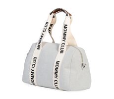 Childhome Torba do przewijania Mommy Club Signature Canvas Off White / Wymiary: 38 x 27 x 21 cm / Pojemność: 22 l