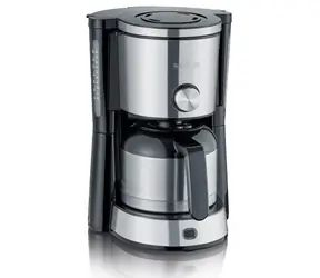 Severin KA 4845 srebrny / Przelewowy ekspres do kawy / 1000W / 1.0l  