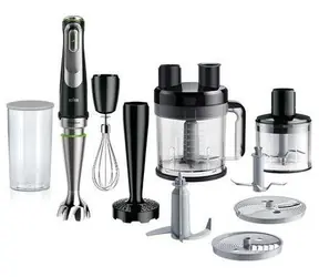 Braun MultiQuick 9 MQ 9187XLI srebrny / Blender ręczny / 1200 W / 3 prędkości 