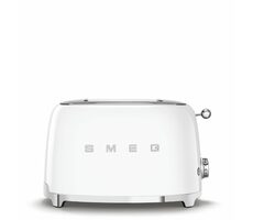 SMEG 50&#39;s Retro Style biały / Toster / 950 W / 2 miejsca / 2 tosty / 6 stopni zarumienienia 