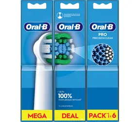Oral-B EB20-6 Precision Clean / Głowica wymienna / 6 szt 