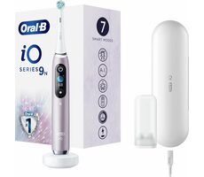 Oral-B iO Series 9 Rose Quartz / Elektryczna szczoteczka do zębów / magnetyczne iO / 7 trybów / AI / OLED