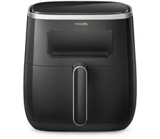 Philips Airfryer XL HD925/80 czarny / Frytownica na gorące powietrze / 1700 W / pojemność 5,6 l