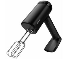 Philips HR378/00 czarny / Mikser ręczny / 500 W / 5 prędkości + turbo / ubijaczki