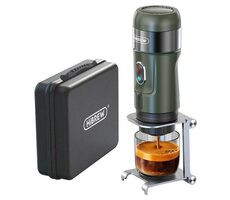 HiBREW H4B_GN czarny / Przenośny ekspres na kapsułki 3w1 / Nespresso & Dolce Gusto / 2200 mAh