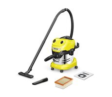 Kärcher WD 4 S V-20/5/22 / Odkurzacz uniwersalny / 1000W / 20 l / odkurzanie na mokro i na sucho