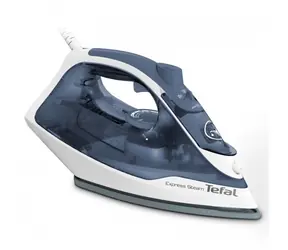 TEFAL FV2837E0 Express Steam niebiesko-biały / Żelazko parowe / 2400 W / 270 ml / 35 g-min / Ceramika