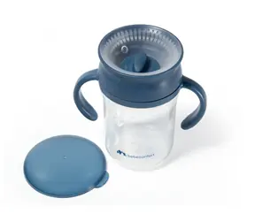 Kubek treningowy BEBECONFORT 360° 280ml 6m+ Niebieski / od 6 miesiąca